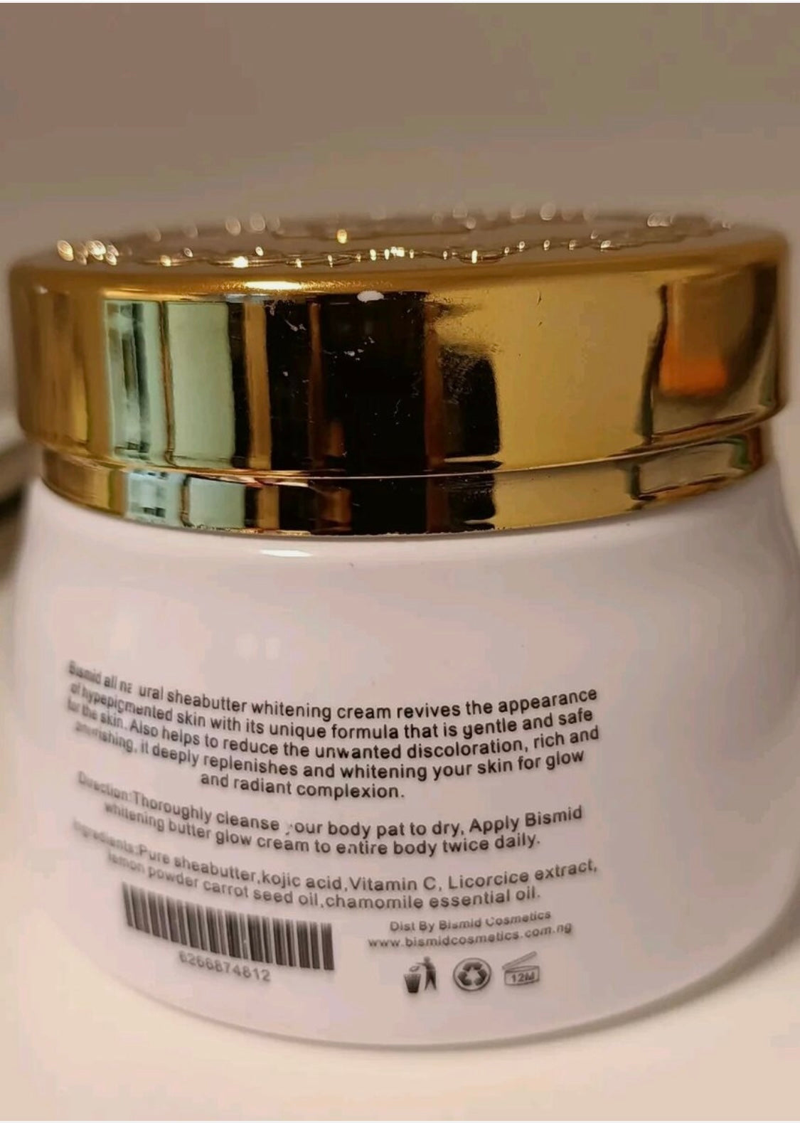 Bismid whitening butter glow 200g