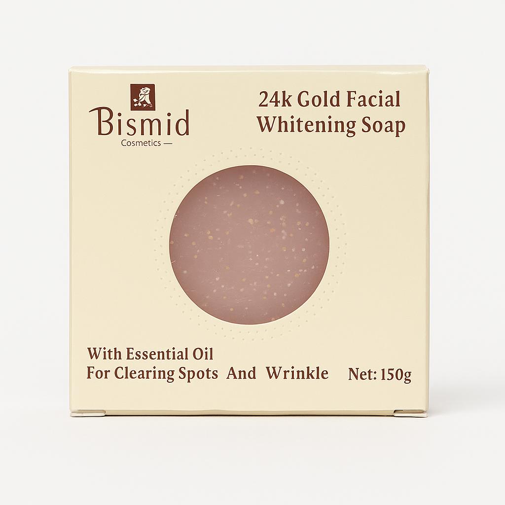 Bismid 24K gold facial Whitening soap