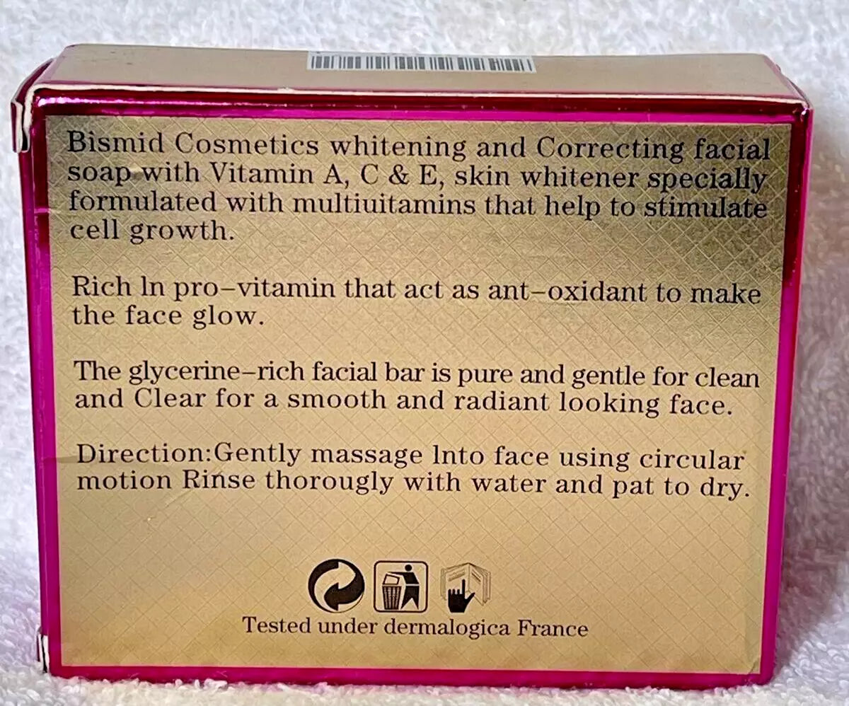 Bismid whitening and correcting facial soap with vitamins