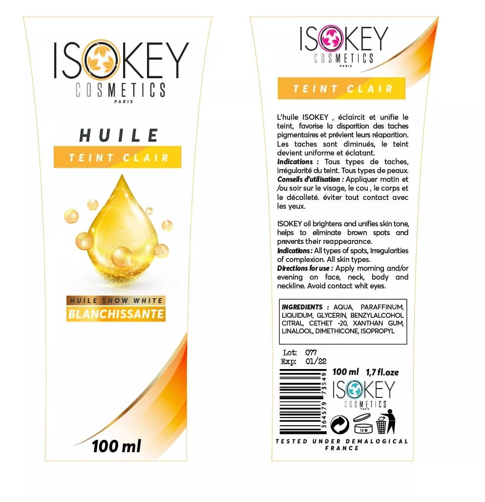 Isokey Clear Complexion Oils